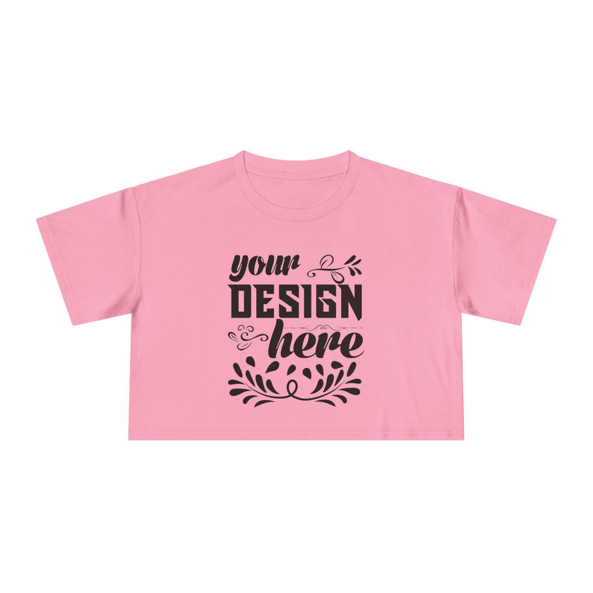 Customizable AS Colour 4062 Womens Crop Tee Dropped Shoulder