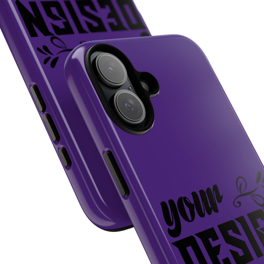 Customizable Tough Dual Layer Phone Case Polycarbonate TPU Liner Protective