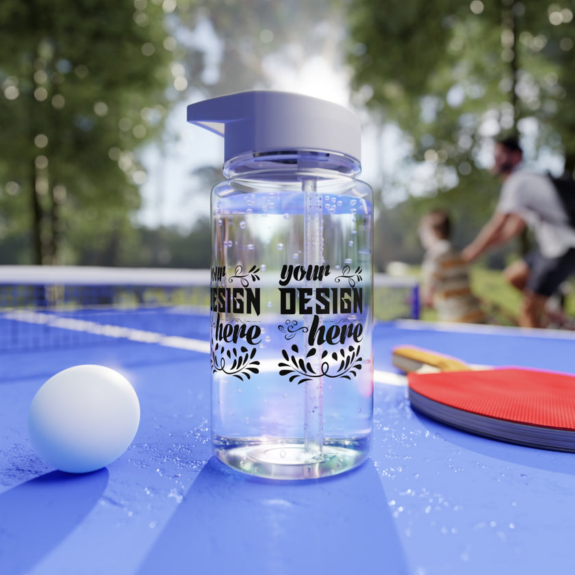 Customizable Tritan Reusable Water Bottle with Straw Lid