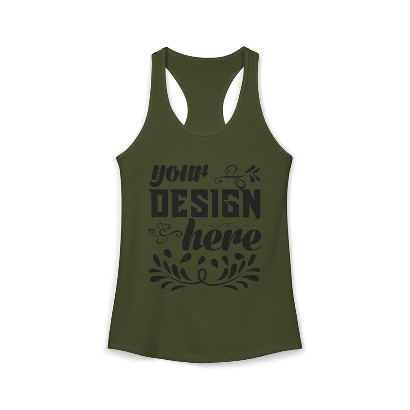 Customizable Next Level 1533 Womens Ideal Racerback Tank