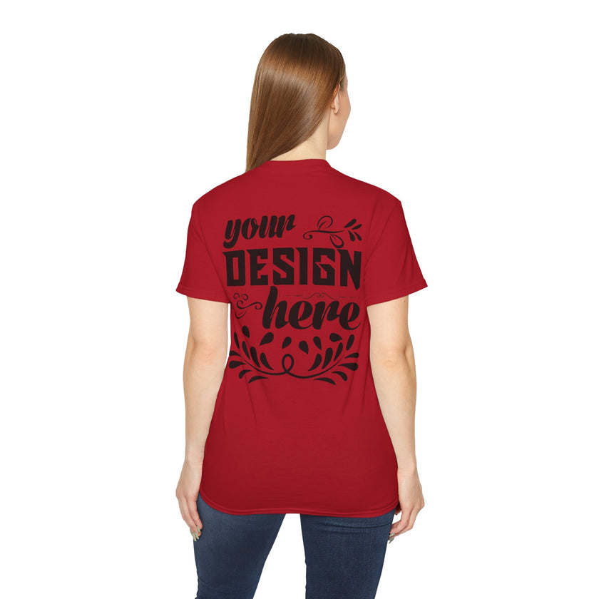 Customizable Gildan 2000 Unisex Ultra Cotton Crew Neck T-Shirt