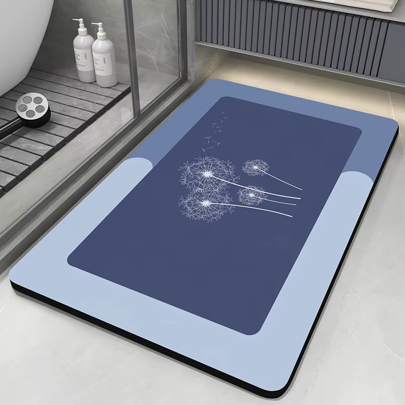 Nameria Quick Dry Diatom Bath Mat – Non Slip Absorbent Floor Mat