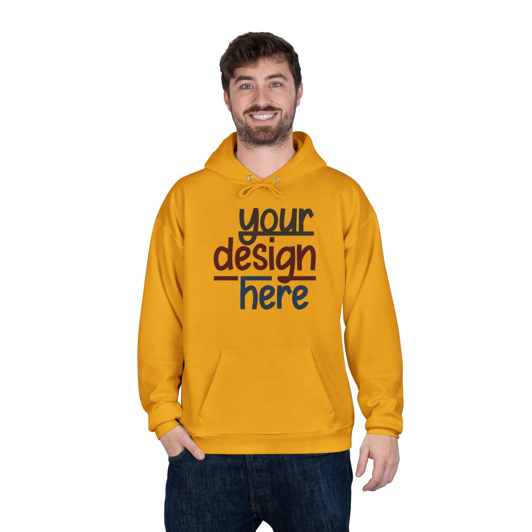 Customizable Hanes P170 EcoSmart Unisex Pullover Hoodie