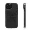 Customizable Clear Impact Resistant Phone Case With TPU Sides Wireless Ready