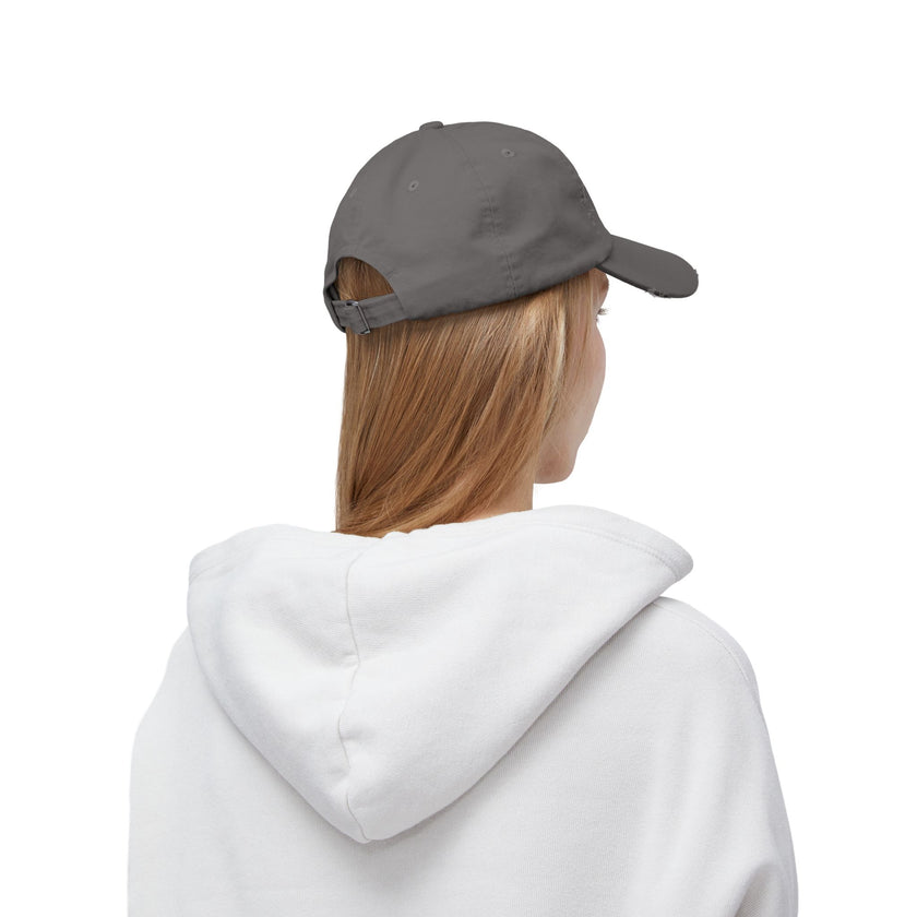Customizable District DT600 Distressed Cotton Cap for Personalized Style