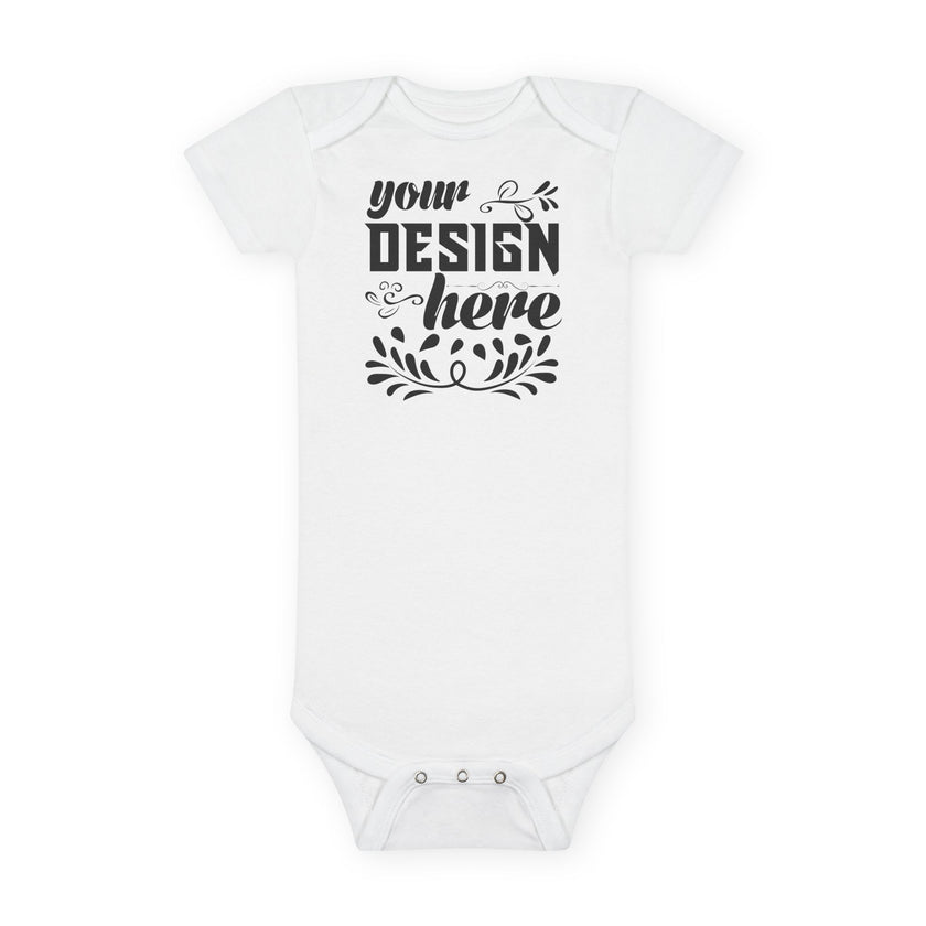 Customizable Gerber Childrenswear 6516A Baby Short Sleeve Onesie