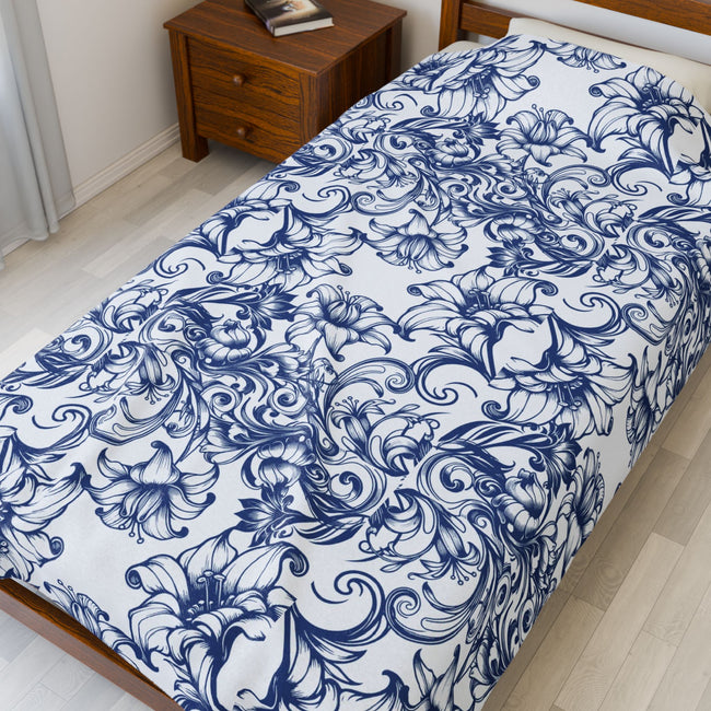 Generic Brand Velveteen Plush Blanket | Polyester Graphic Print