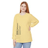 Comfort Colors 6014 Unisex  Long Sleeve T-Shirt | Booktrovert Graphic Print