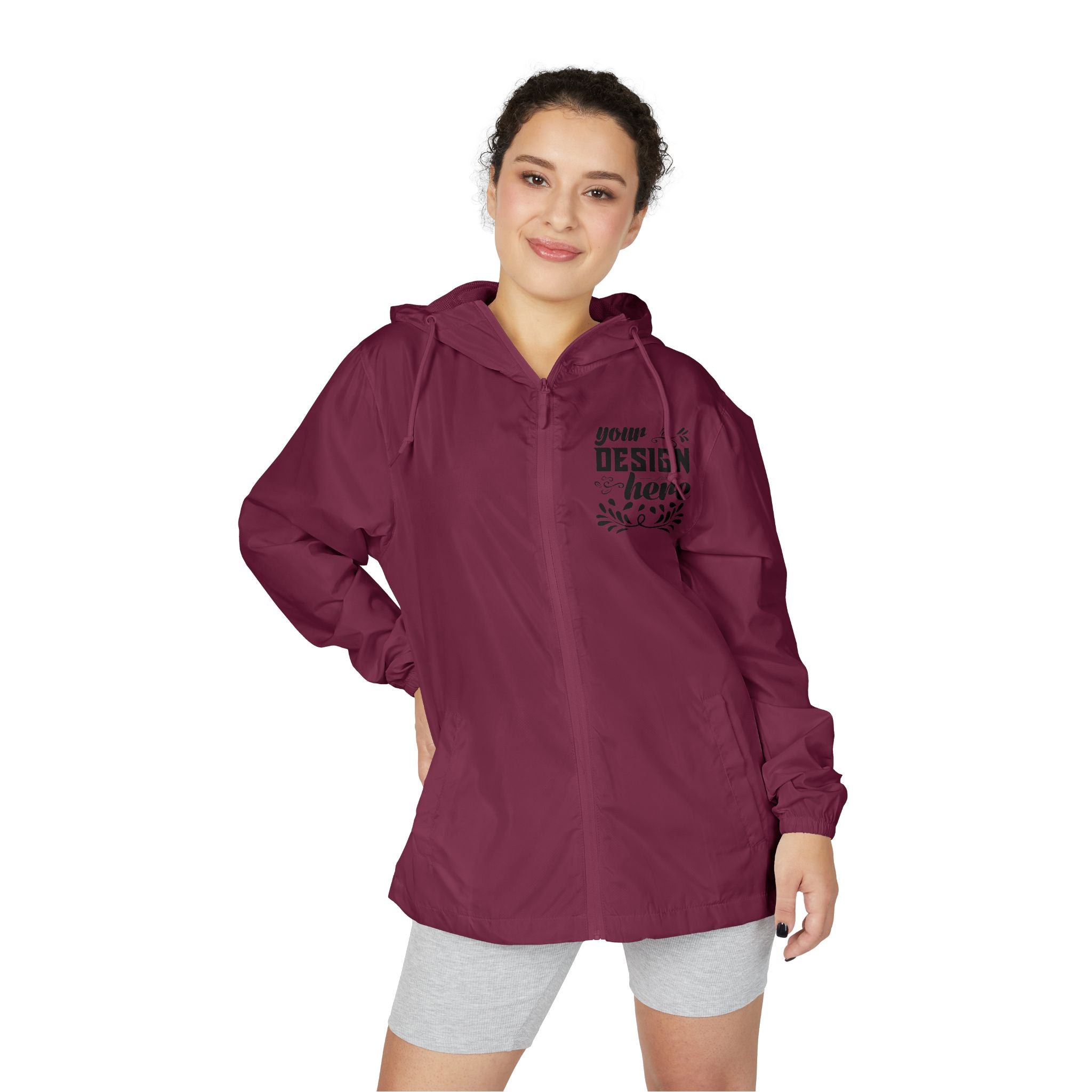 Customizable Independent Trading Company EXP54LWZ Unisex Windbreaker
