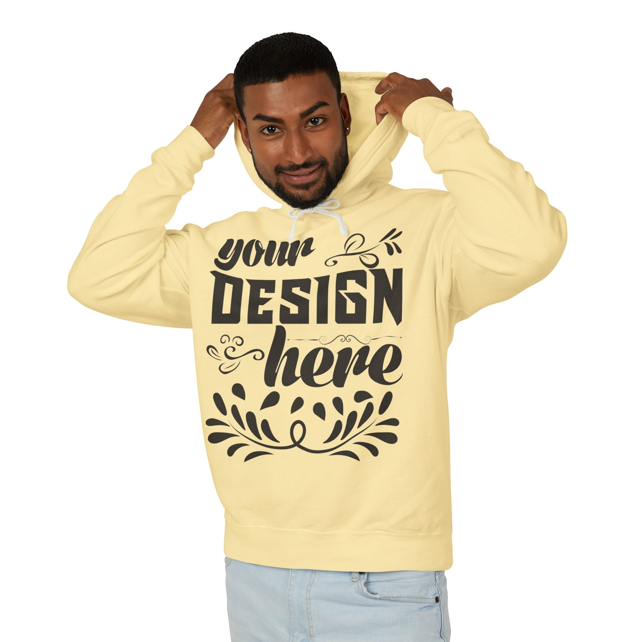 Customizable Comfort Colors 1467 Unisex Lightweight Hooded Sweatshirt