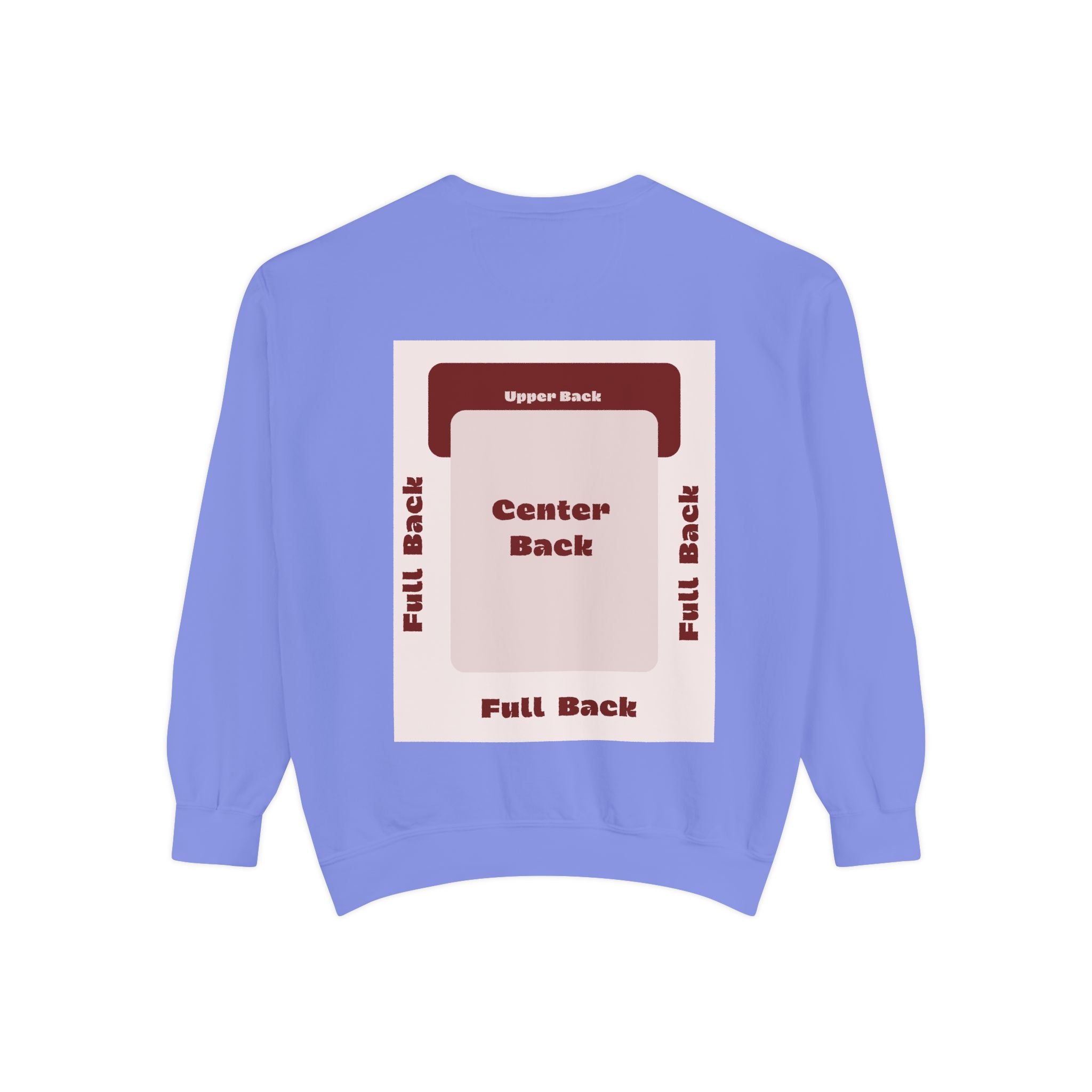 Customizable Comfort Colors 1566 Unisex Garment Dyed Sweatshirt DTG Custom Design