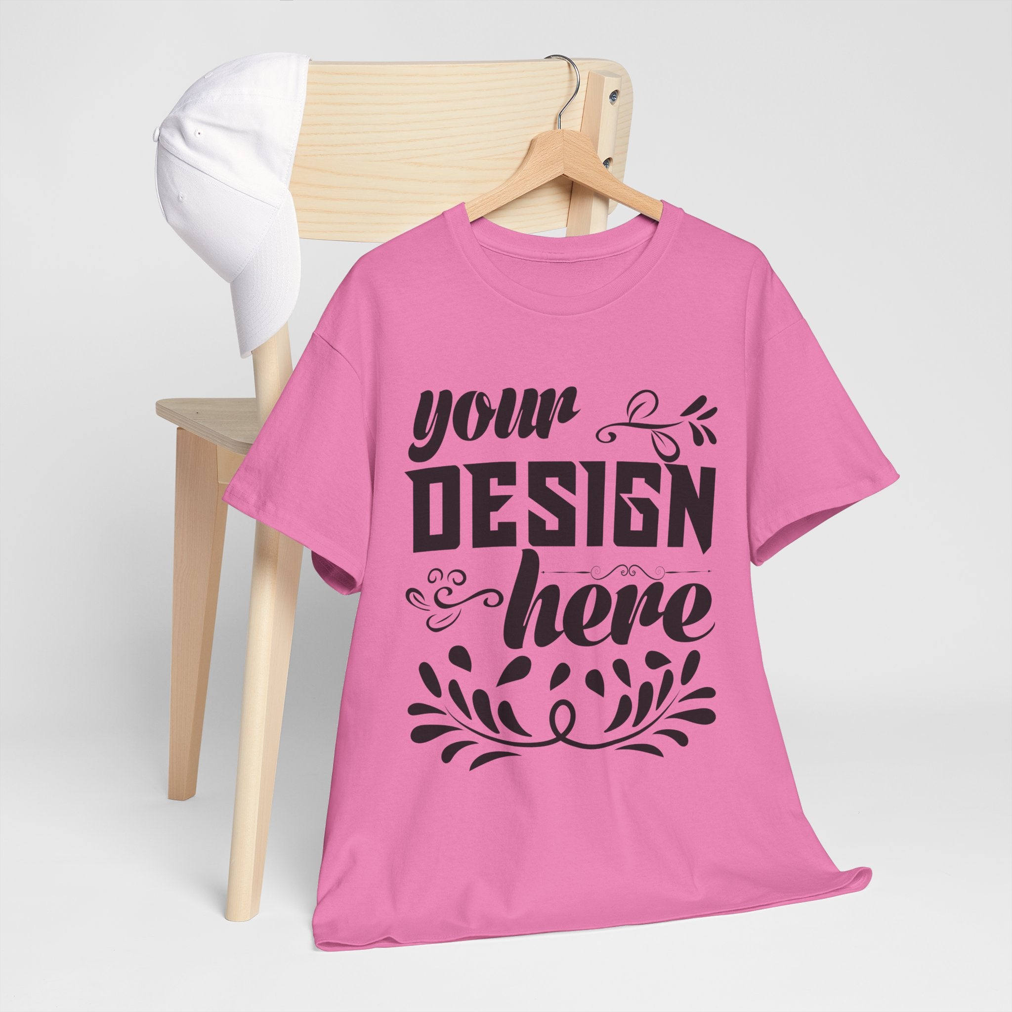 Customizable Gildan 5000 Unisex Heavy Cotton T-Shirt Classic Fit