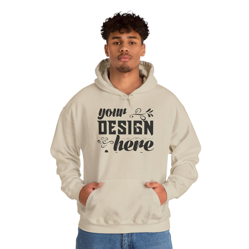 Customizable Gildan 18500 Unisex Heavy Blend Hooded Sweatshirt