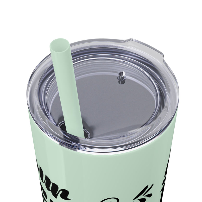 Customizable Maars 20oz Skinny Tumbler with Straw Stainless Steel