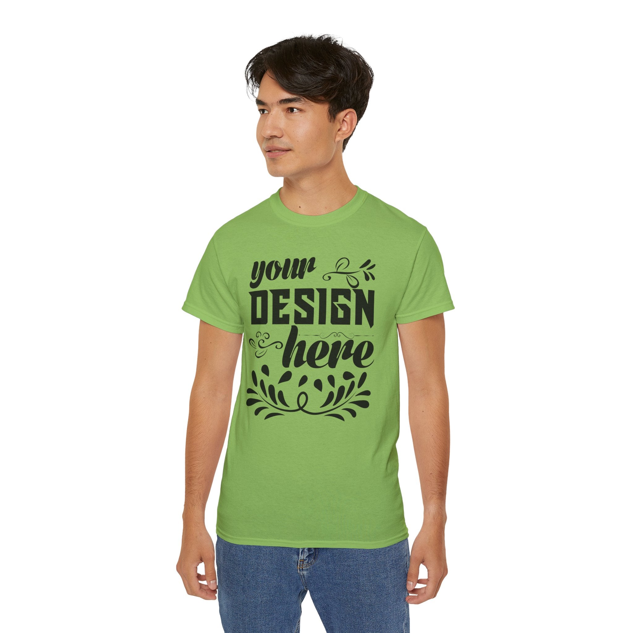 Customizable Gildan 2000 Unisex Ultra Cotton Crew Neck T-Shirt