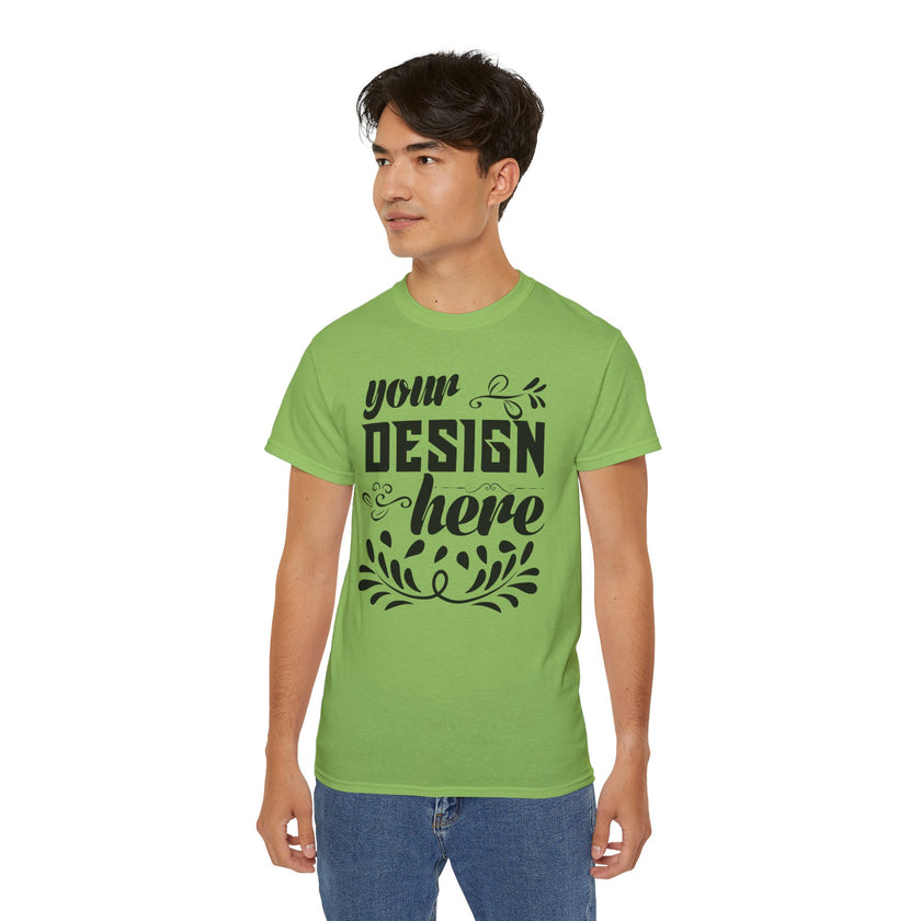 Customizable Gildan 2000 Unisex Ultra Cotton Crew Neck T-Shirt