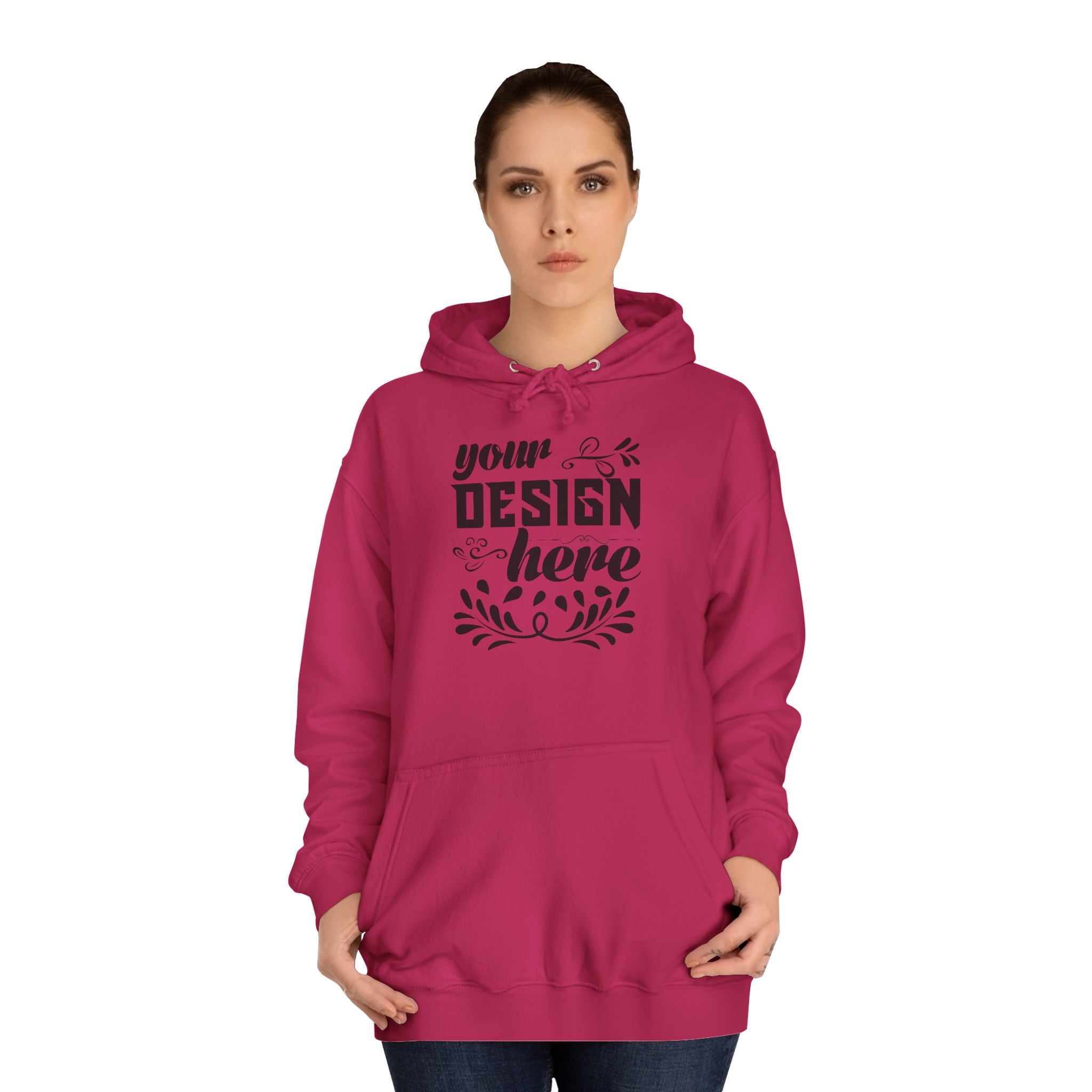 Customizable AWDis JH001 Unisex College Hoodie