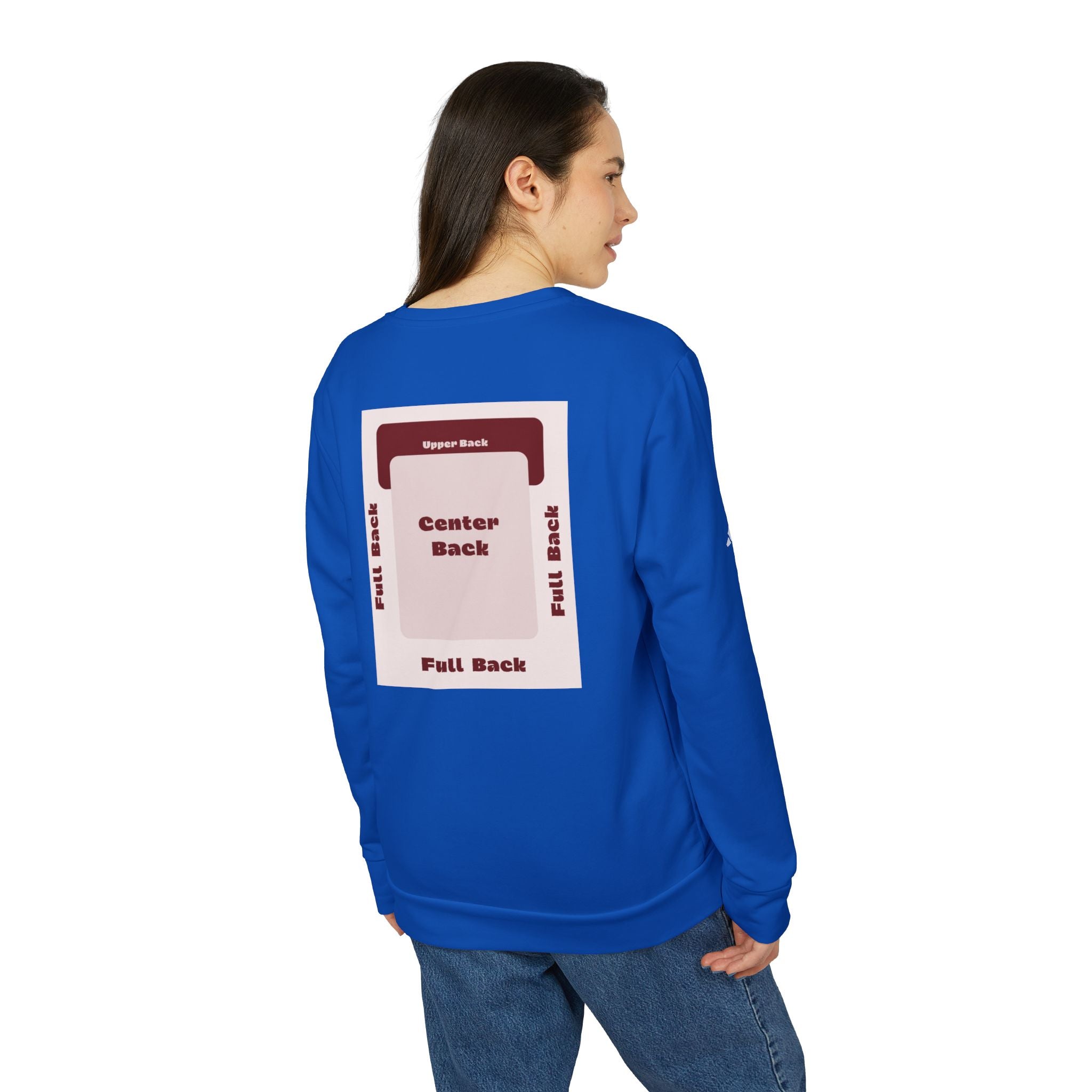 Customizable Adidas A434 Unisex Fleece Crewneck Sweatshirt