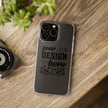 Customizable Clear Impact Resistant Phone Case With TPU Sides Wireless Ready