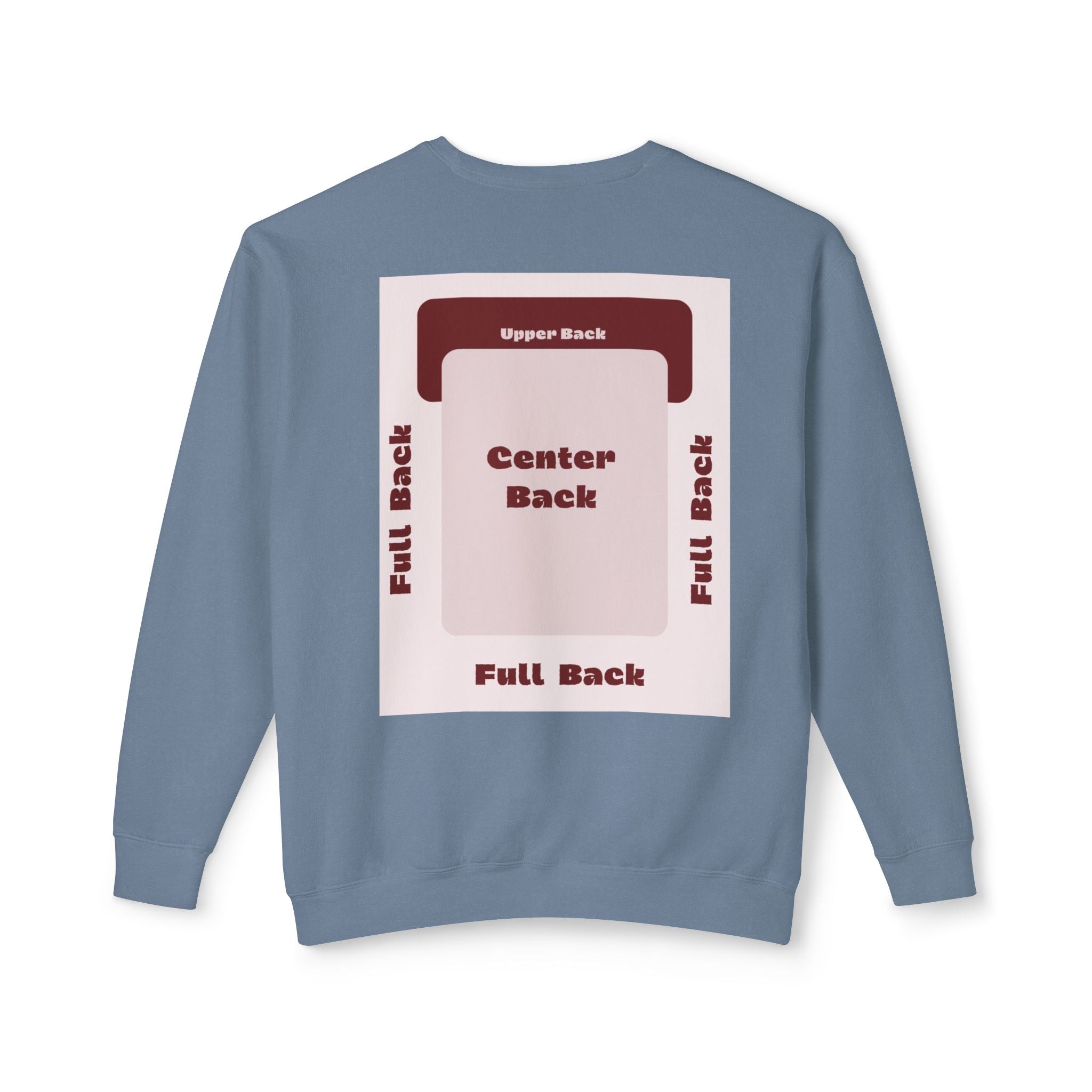 Customizable Comfort Colors 1466 Unisex Lightweight Crewneck DTG Design