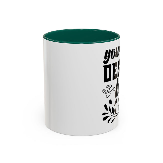 Customizable Glossy Ceramic Accent Mug 11oz and 15oz