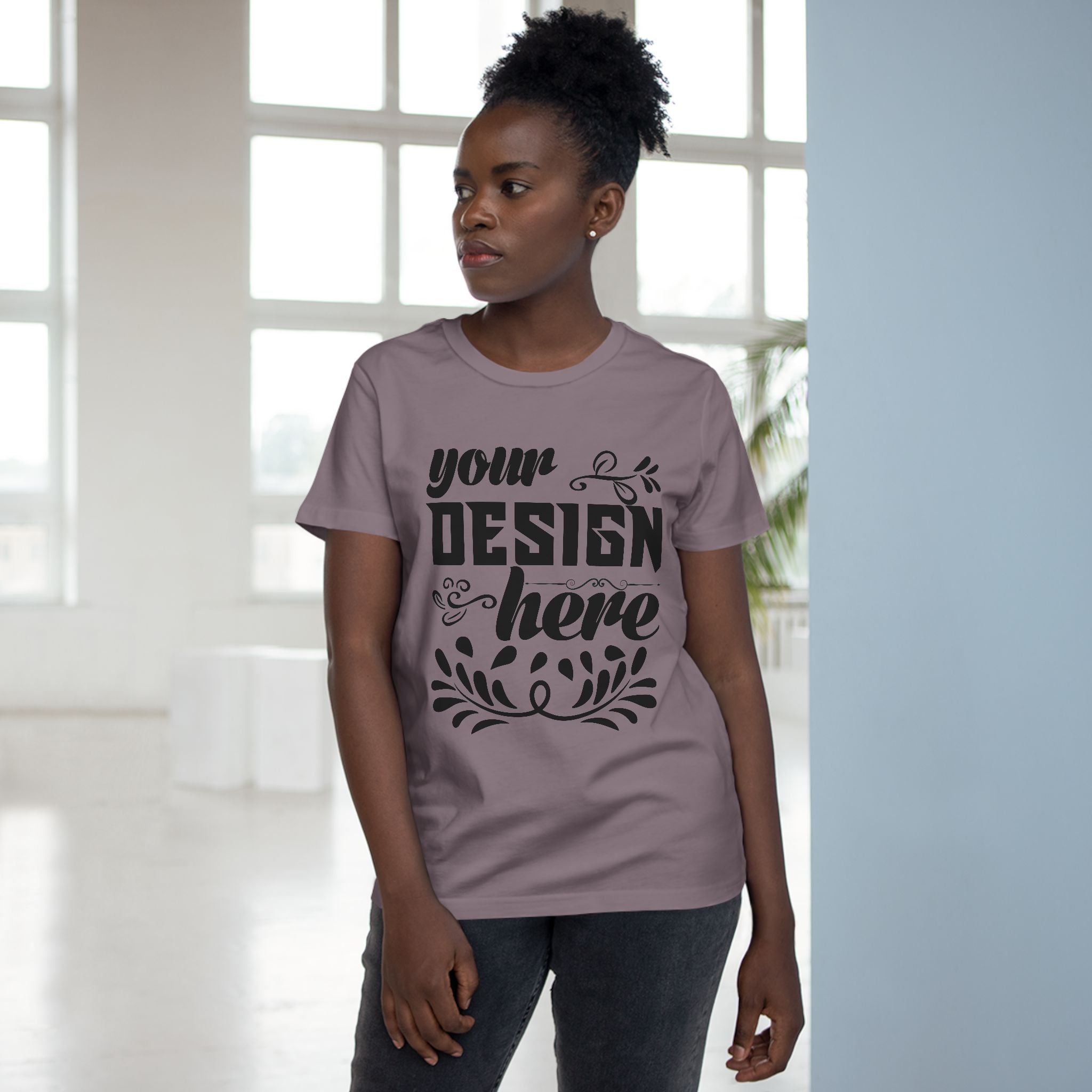 Customizable AS Colour 4001 Womens Maple Cotton T-Shirt
