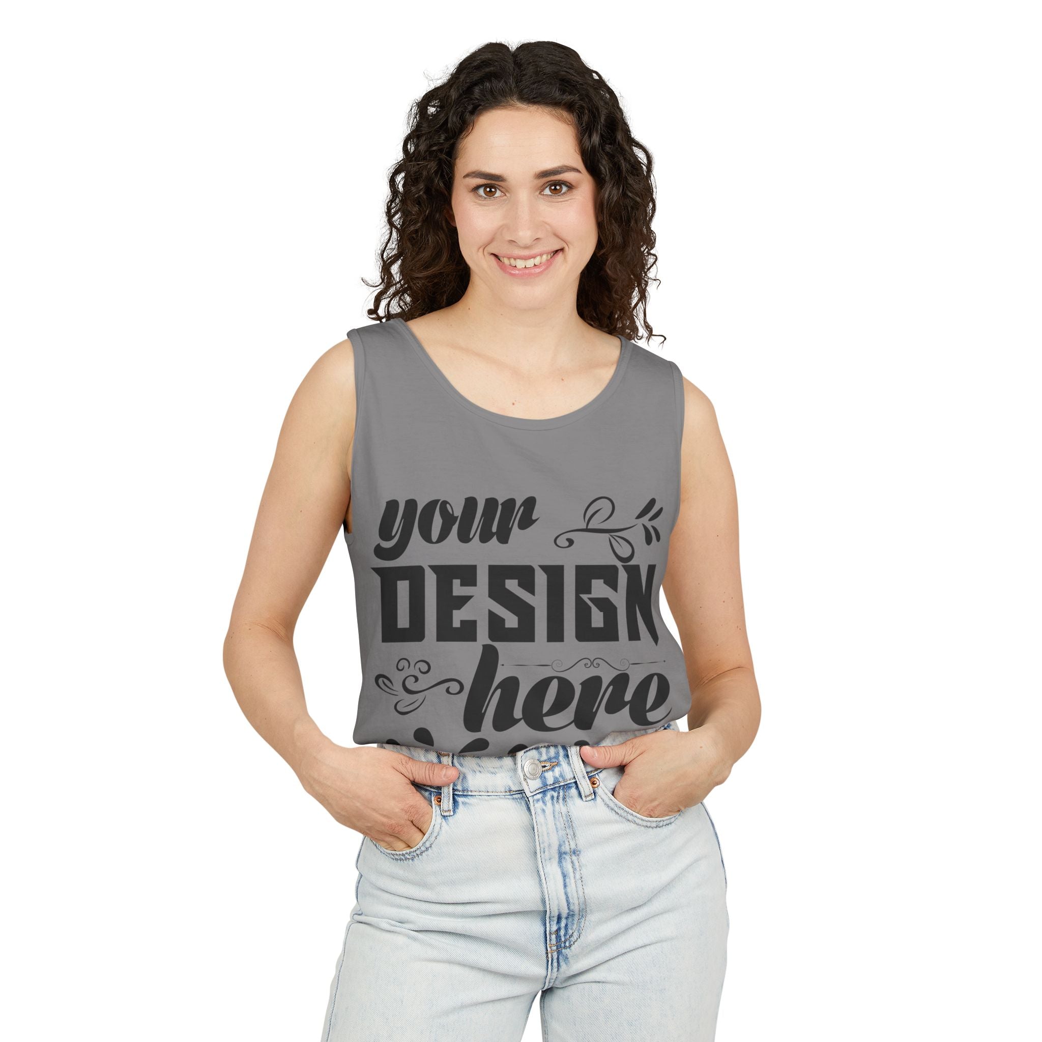 Customizable  Comfort Colors 9360  Unisex Garment Dyed Tank Top