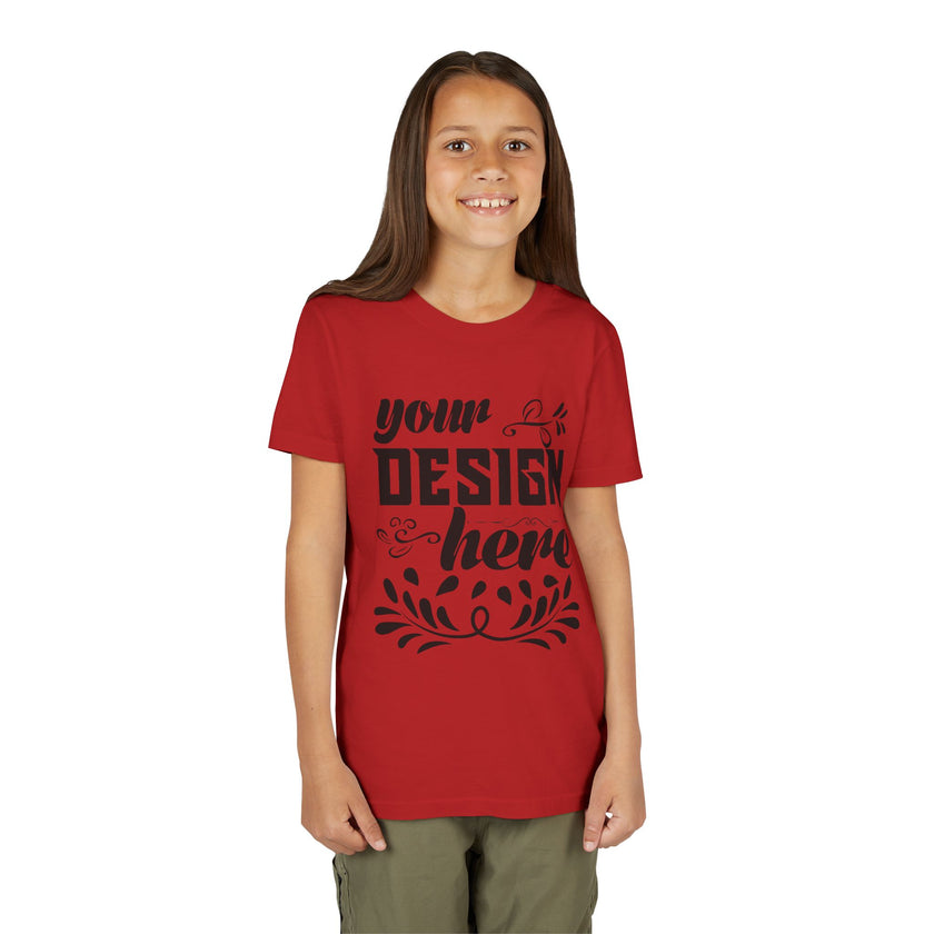 Customizable Bella+Canvas 3001Y Youth Short Sleeve T-Shirt Premium Fit