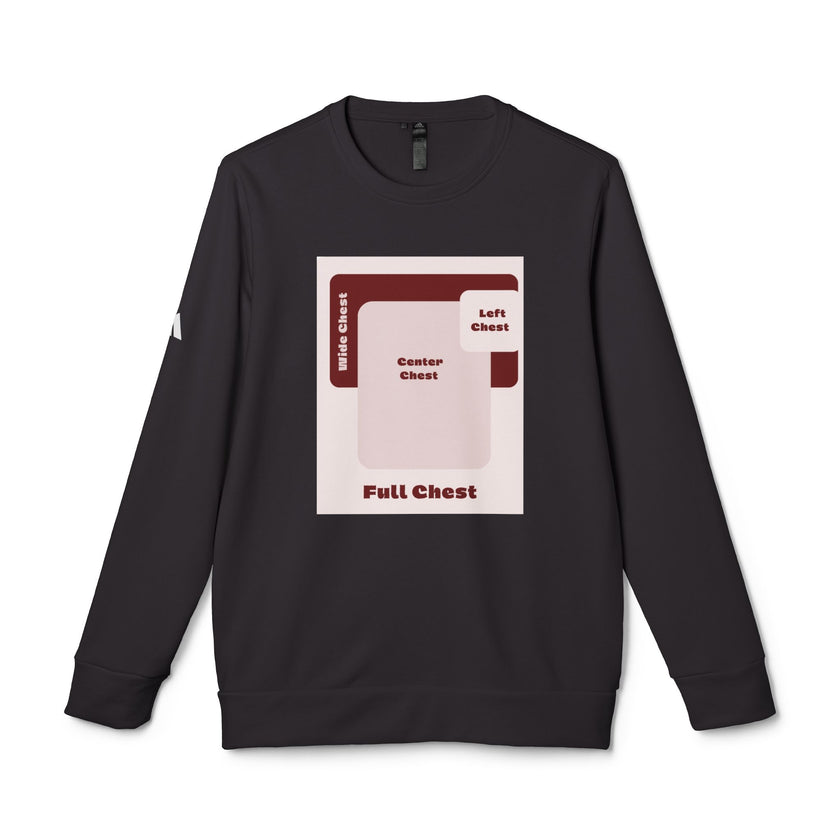 Customizable Adidas A434 Unisex Fleece Crewneck Sweatshirt