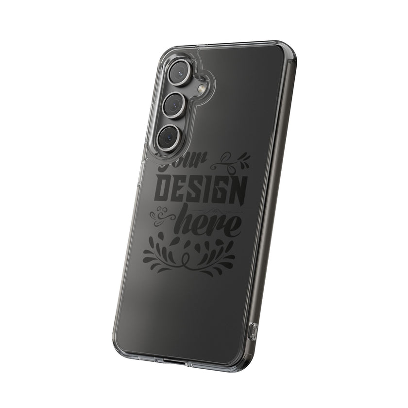 Customizable Clear Impact Resistant Phone Case With TPU Sides Wireless Ready