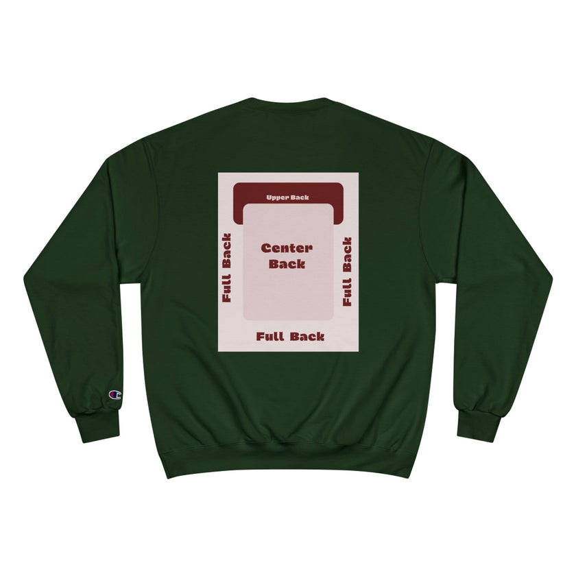 Customizable Champion S600 Crewneck Sweatshirt DTG Print