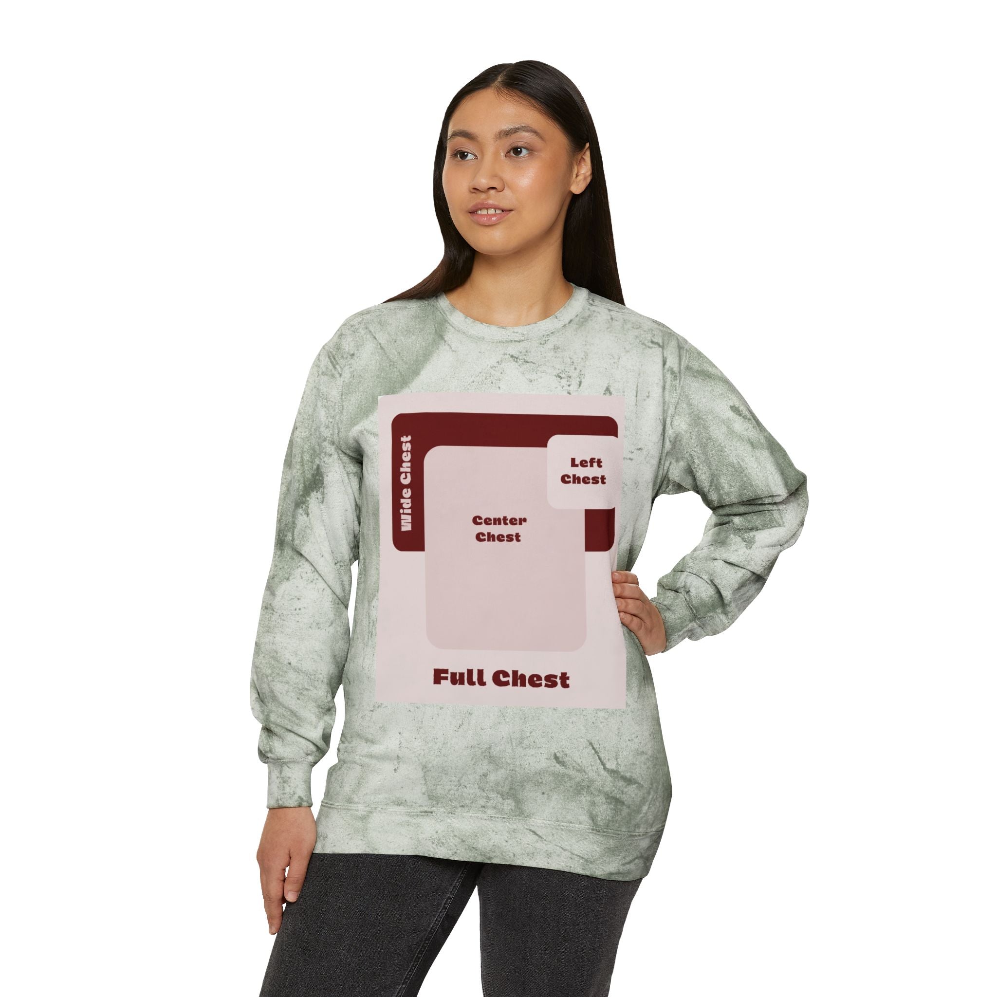 Customizable Comfort Colors 1545 Unisex Color Blast Crewneck Sweatshirt