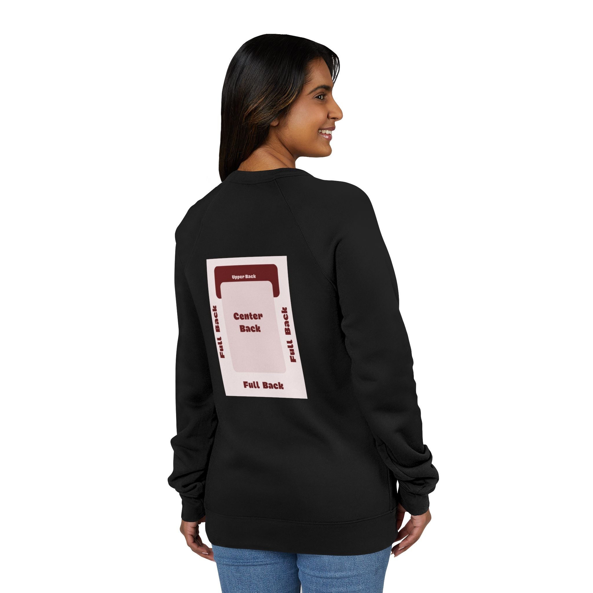 Customizable Bella+Canvas 3901 Unisex Fleece Raglan Sweatshirt
