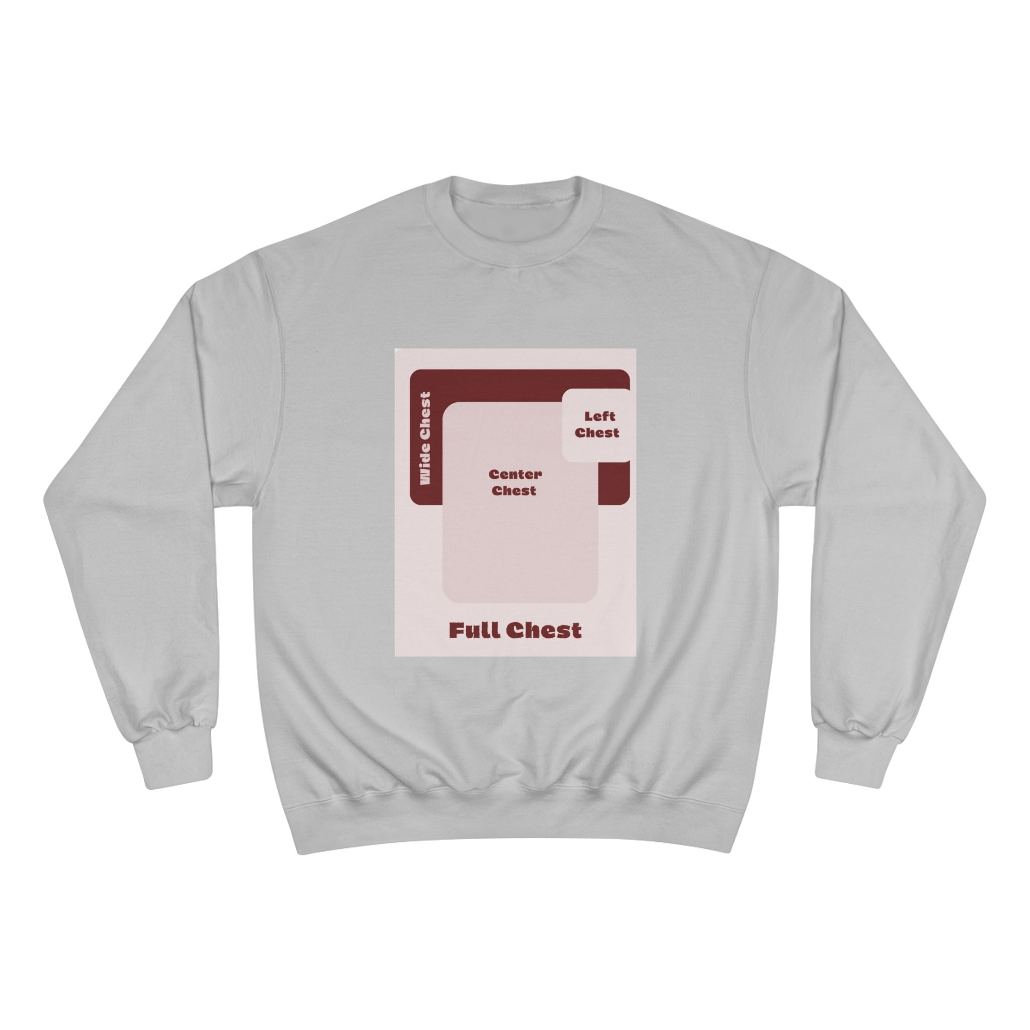 Customizable Champion S600 Crewneck Sweatshirt DTG Print