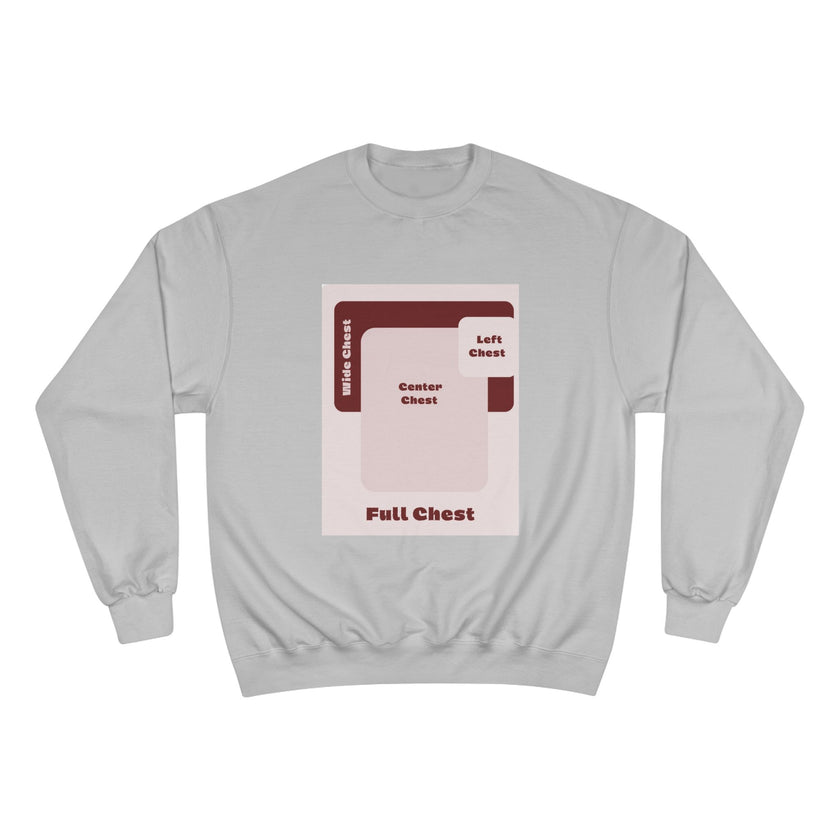 Customizable Champion S600 Crewneck Sweatshirt DTG Print