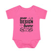 Customizable Infant Baby Rib Bodysuit Rabbit Skins 4400 Unisex