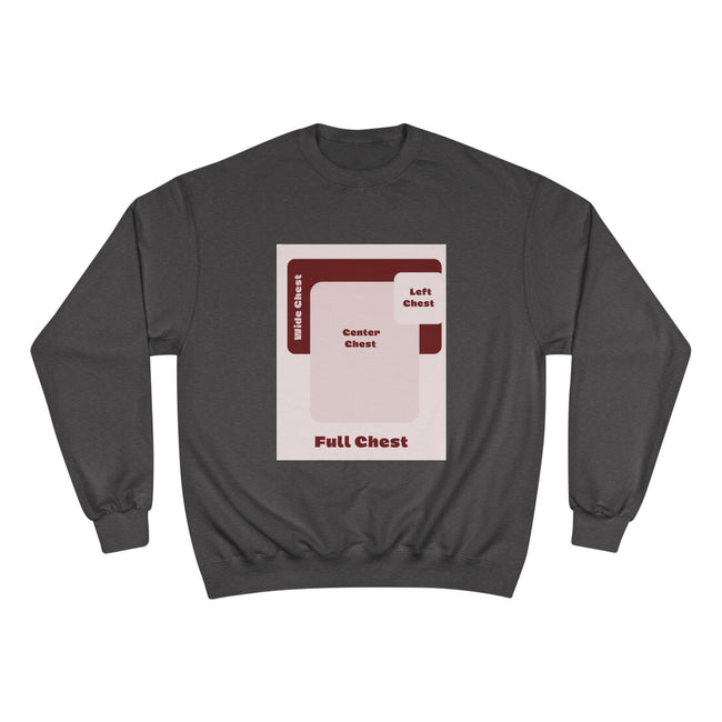 Customizable Champion S600 Crewneck Sweatshirt DTG Print