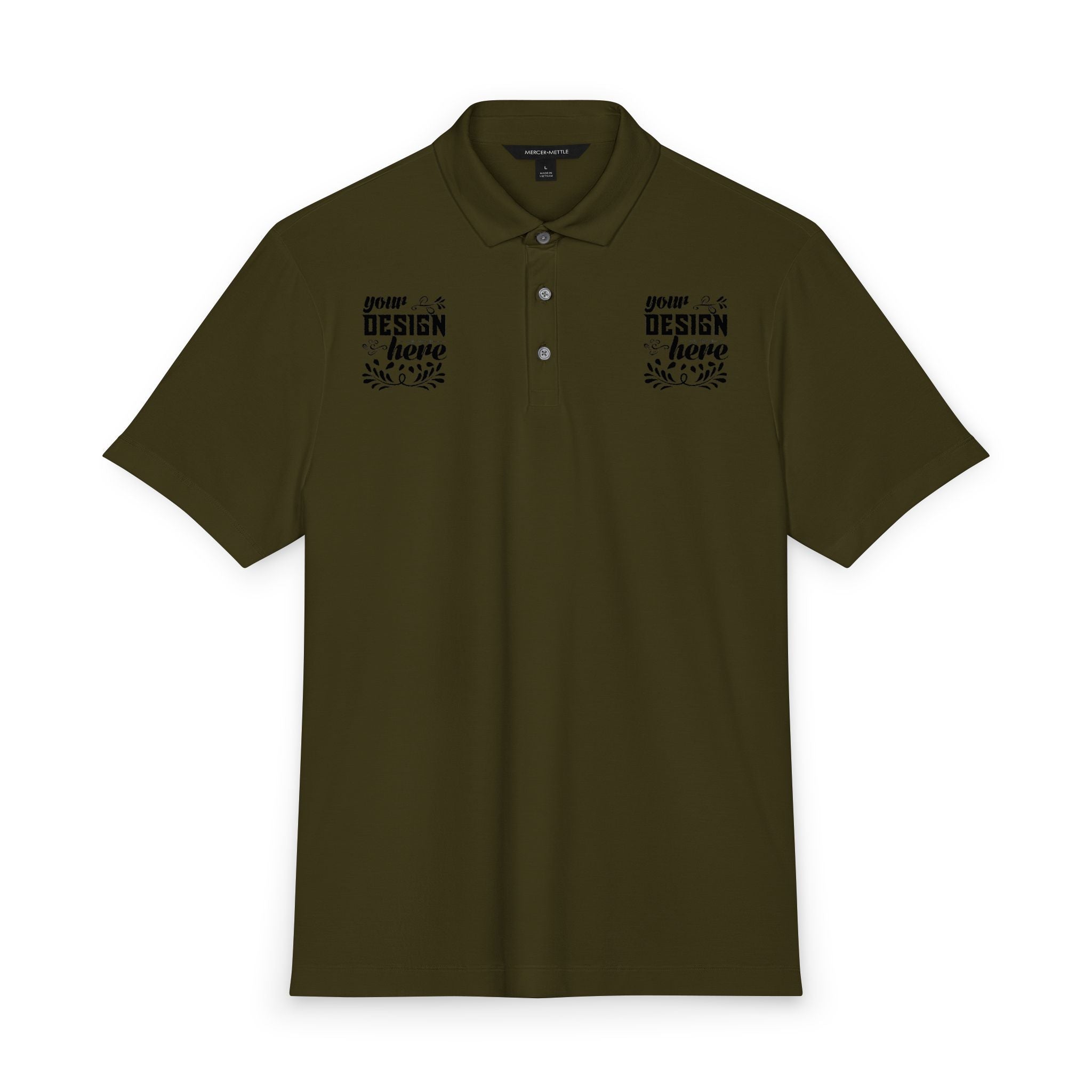 Customizable Mercer+Mettle MM1014 Mens Stretch Jersey Polo Shirt