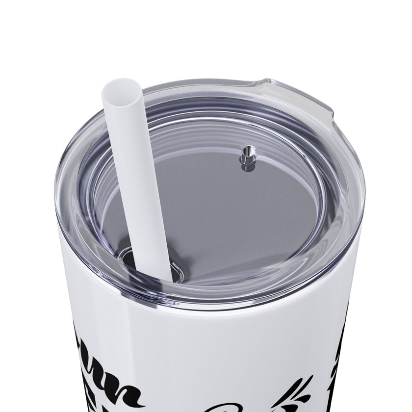 Customizable Maars 20oz Skinny Tumbler with Straw Stainless Steel