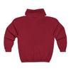 Gildan 18600 Unisex Full Zip Hoodie | Super Daddy Embroidery
