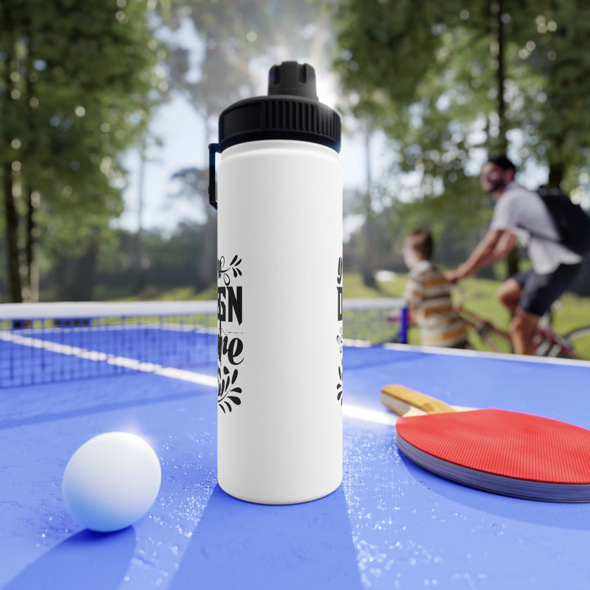 Customizable Stainless Steel Water Bottle with Sports Lid in Three Sizes