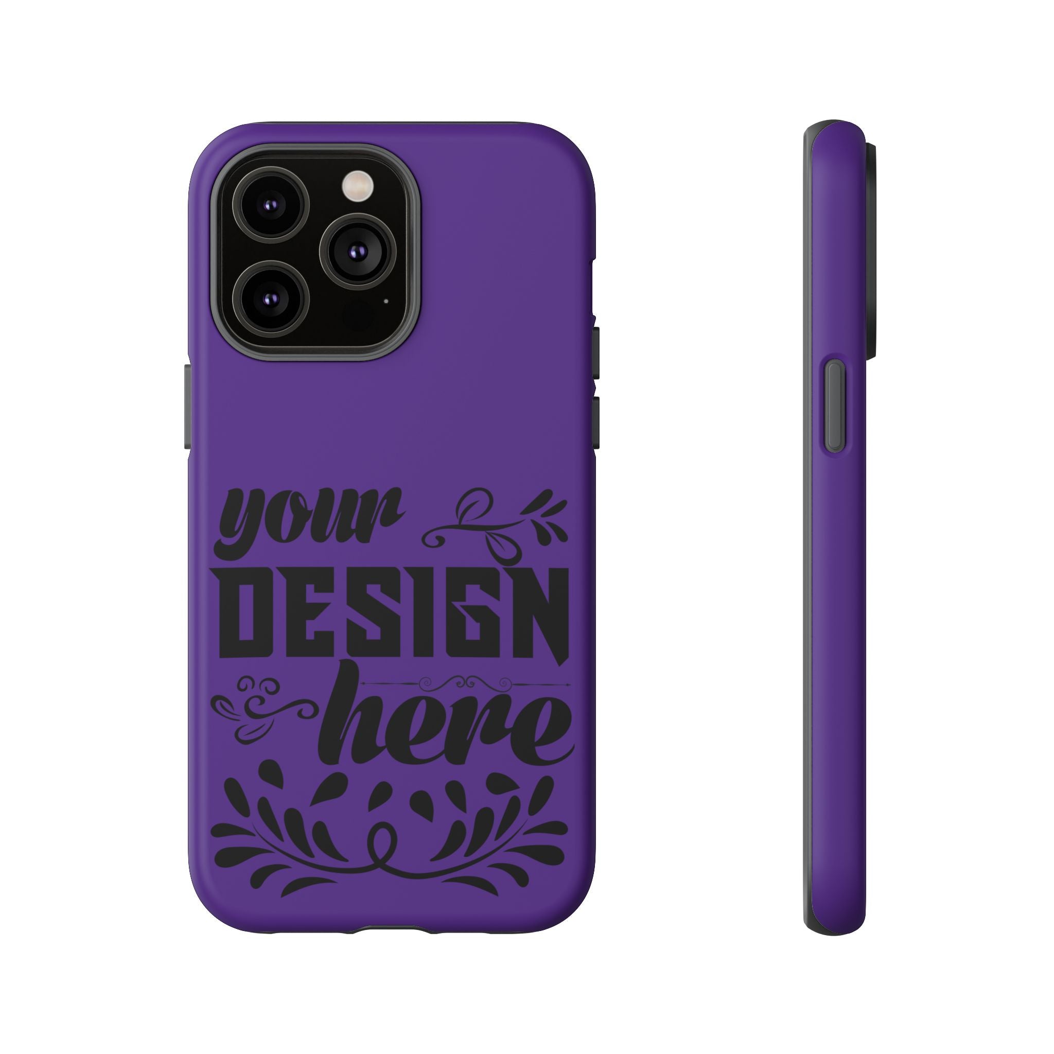 Customizable Tough Dual Layer Phone Case Polycarbonate TPU Liner Protective