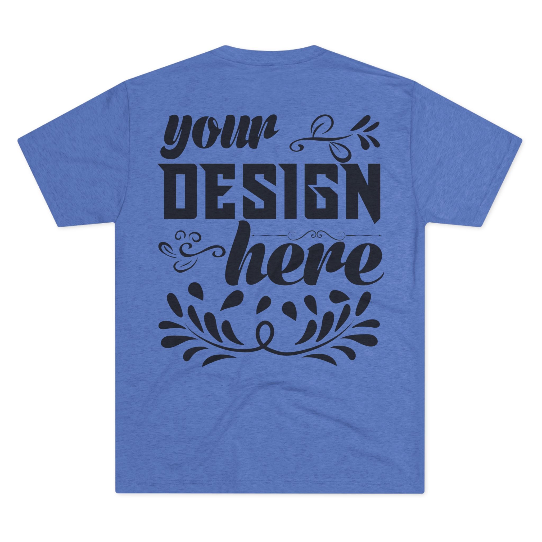 Customizable Next Level 6010 Unisex Tri-Blend Crew Neck T-Shirt