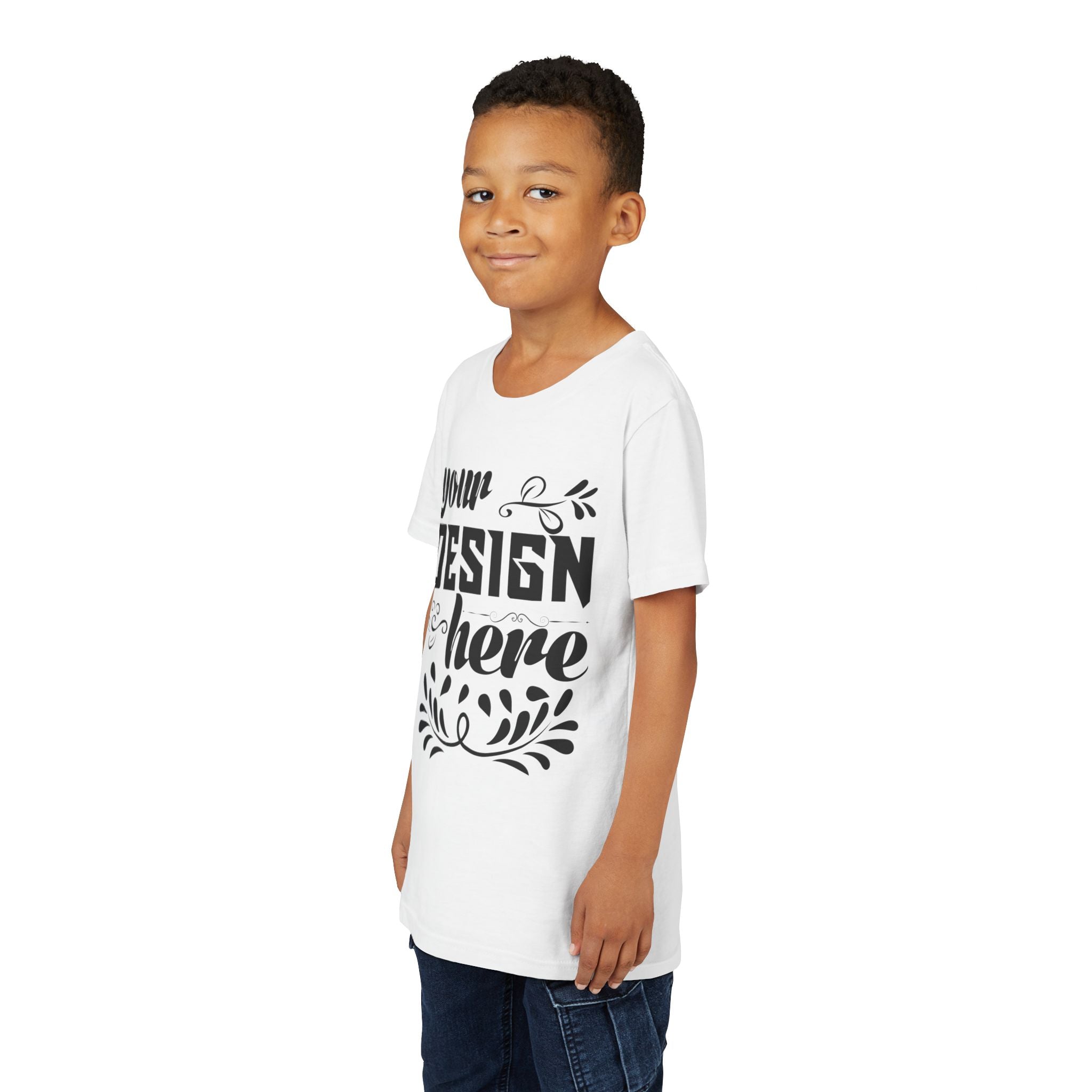 Customizable Bella+Canvas 3001Y Youth Short Sleeve T-Shirt Premium Fit