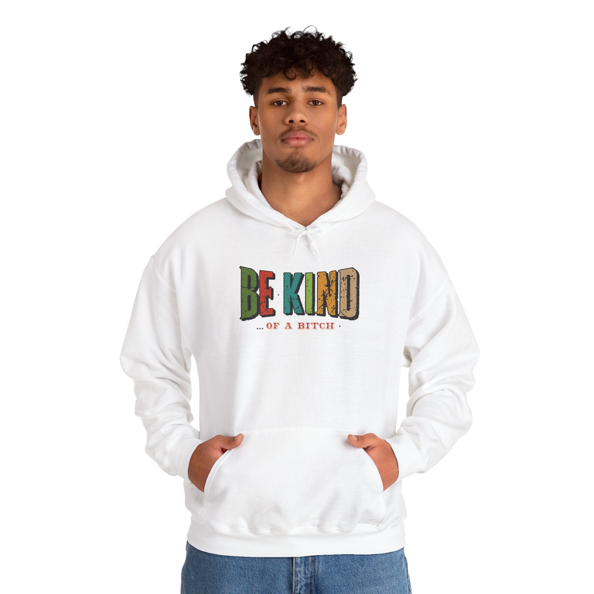 Gildan 18500 Unisex Heavy Blend Hoodie | Be Kind Graphic Print
