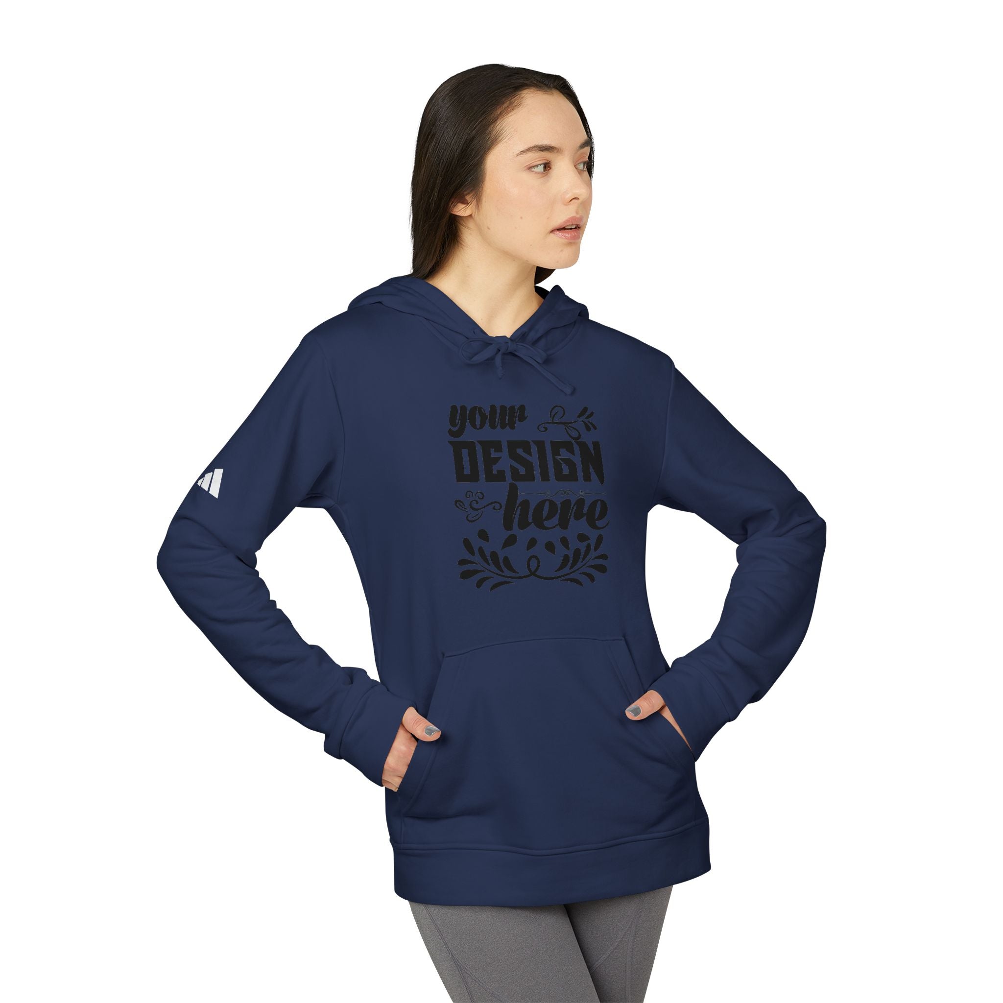 Customizable Adidas A432 Unisex Midweight Fleece Hoodie