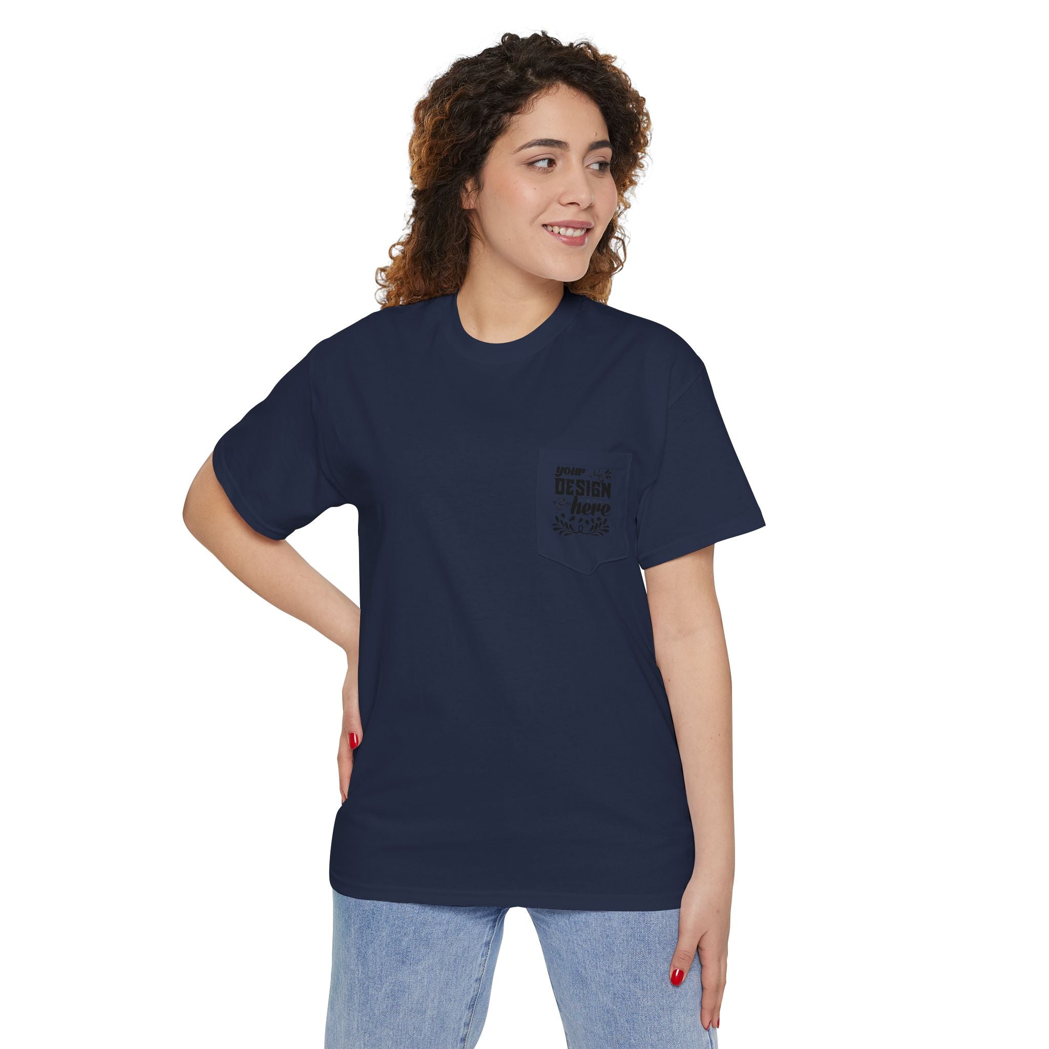 Customizable Gildan 5300 Unisex Heavy Cotton Pocket T-Shirt
