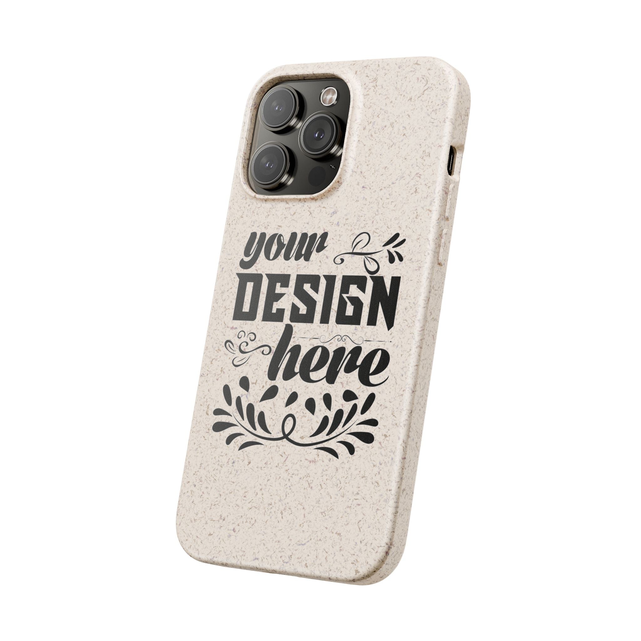 Customizable Biodegradable Phone Case Matte Finish Wireless Charging