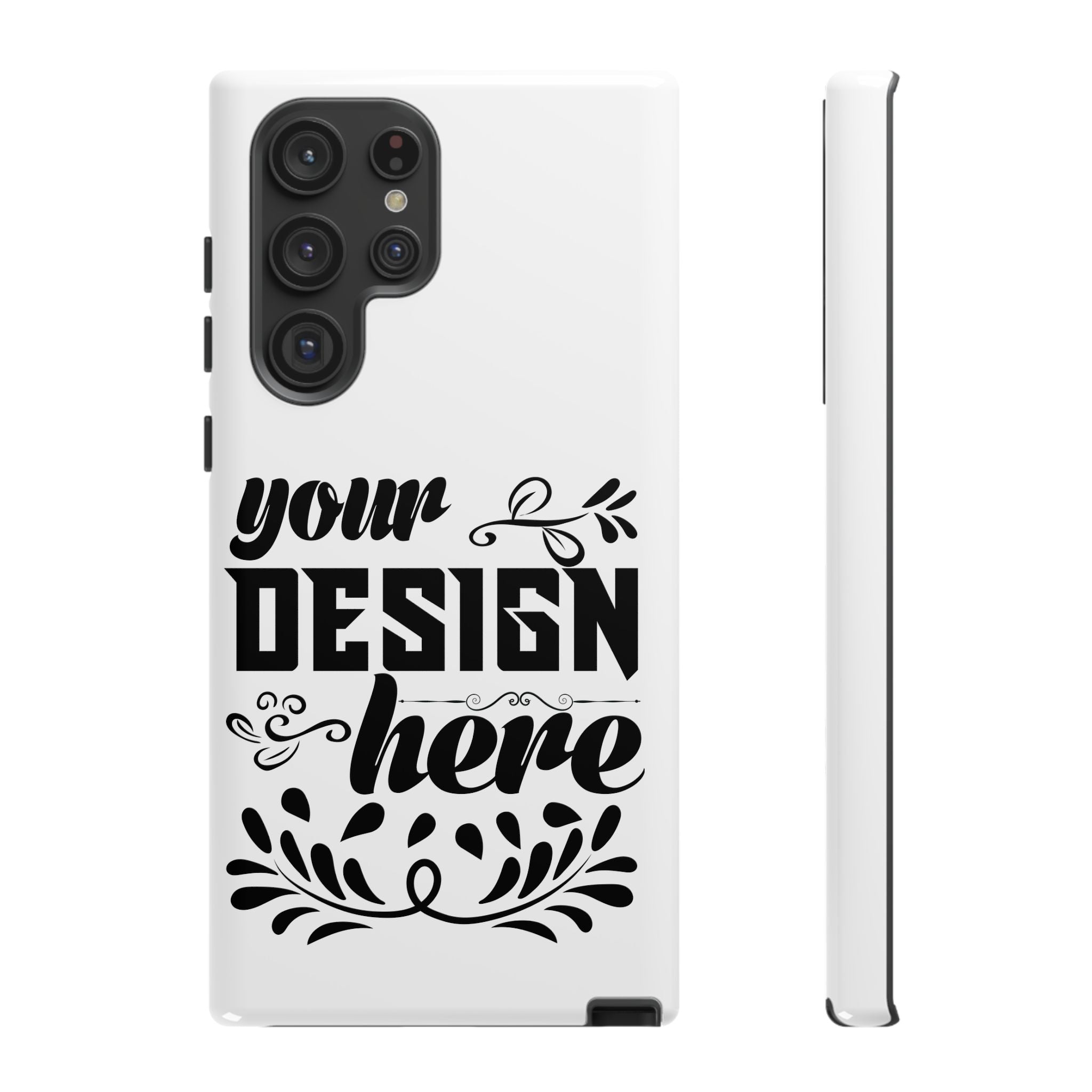 Customizable Tough Dual Layer Phone Case Polycarbonate TPU Liner Protective