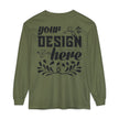 Customizable Comfort Colors 6014 Unisex Garment Dyed Long Sleeve T Shirt